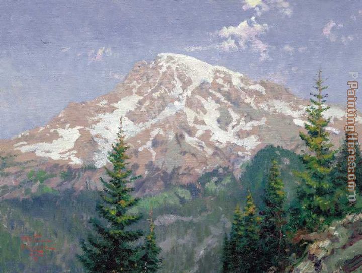 Thomas Kinkade Mount Rainier